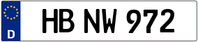 Truck License Plate